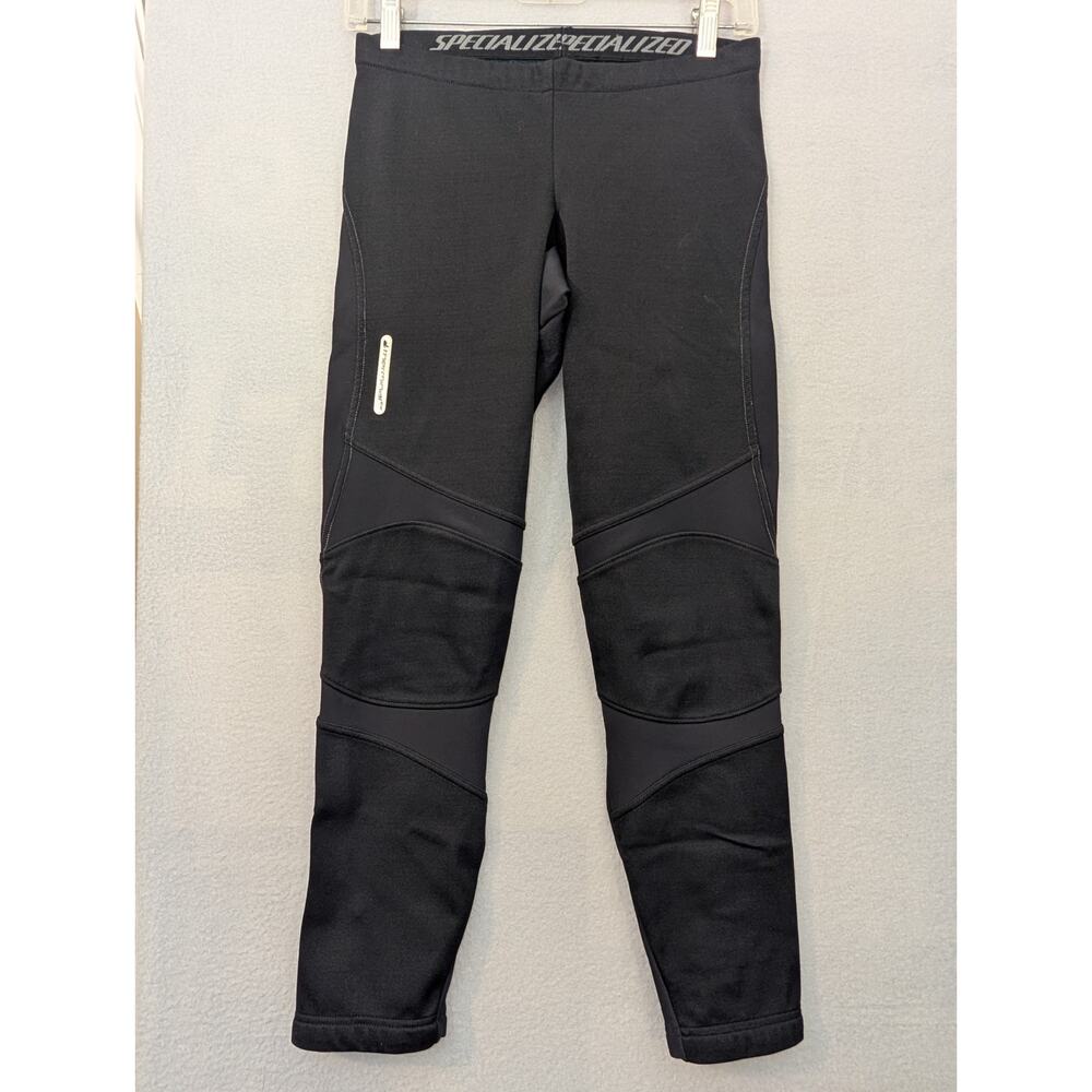 Specialized Cycling Biking Pants Women’s Med Therminal EX Ankle Zip Black 0192